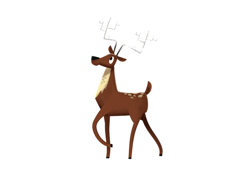 Walking Deer